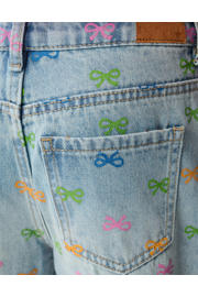 thumbnail: Shoeby high waist straight leg jeans light blue denim