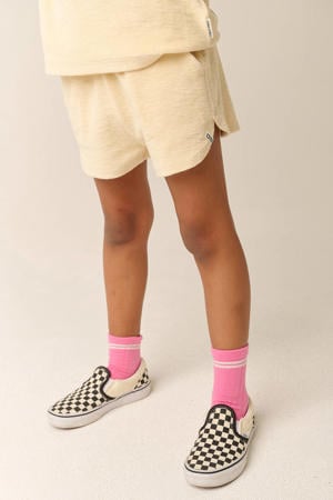 regular waist sweatshort lichtgeel