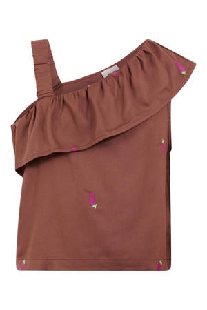 one shoulder top bruin