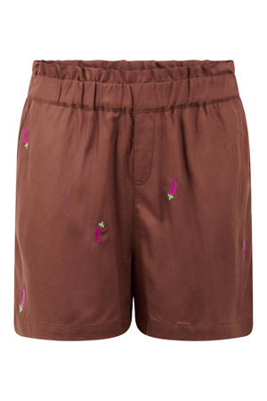 relaxed high waist casual short bruin