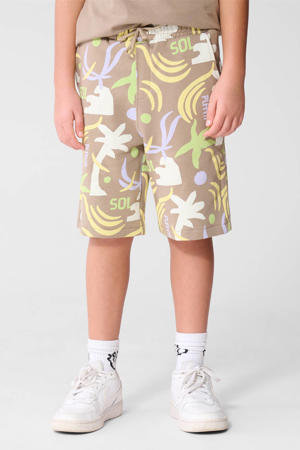 regular waist sweatshort taupe