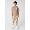 Shoeby T-shirt met backprint taupe