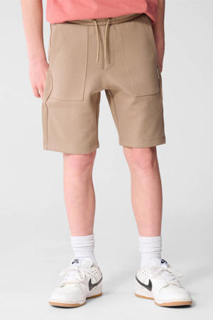 regular waist sweatshort taupe