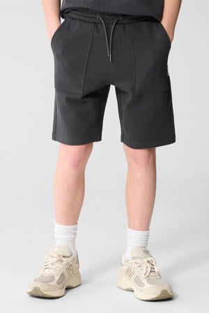 regular waist sweatshort antraciet