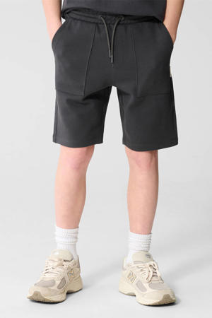 regular waist sweatshort antraciet