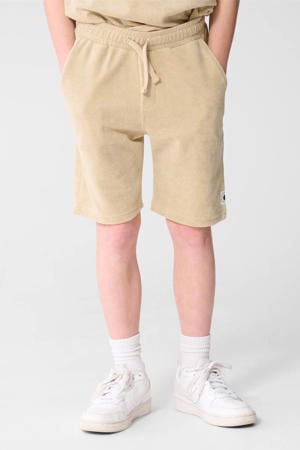 regular waist casual short beige