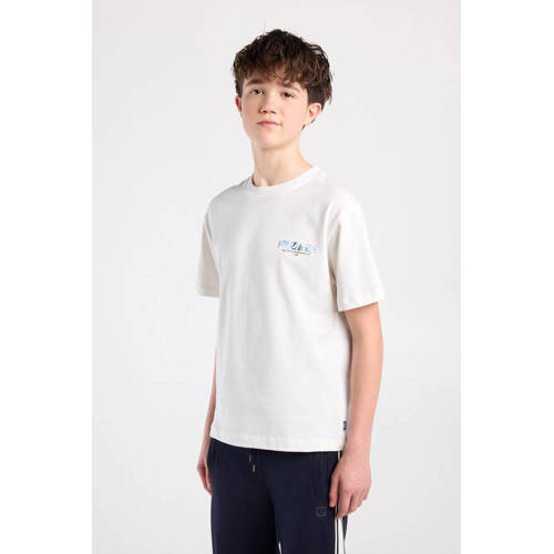America Today T-shirt met backprint wit Jongens Katoen Ronde hals Backprint - maat 134/140 afbeelding