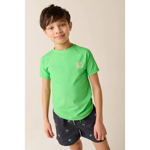 Tumble 'n Dry zwemshort donkerblauw met all over palmboom print Jongens Polyester - maat 104 afbeelding