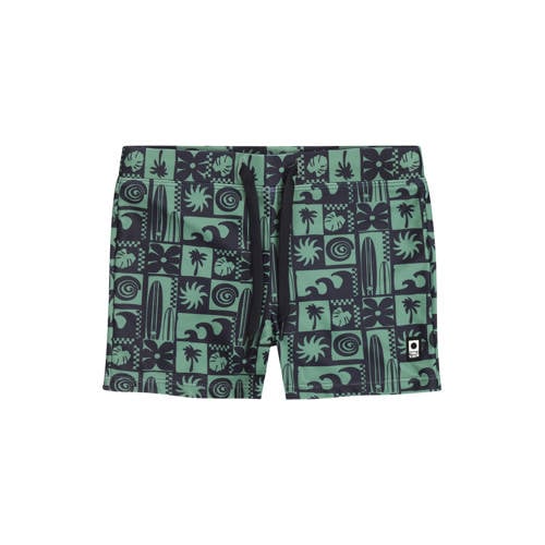 Tumble 'n Dry zwemboxer groen met all over print Jongens Polyester All over print - maat 122 afbeelding