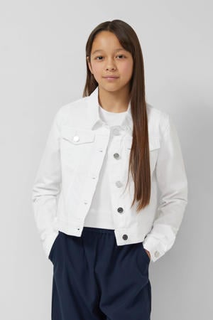 denim spijkerjas wit