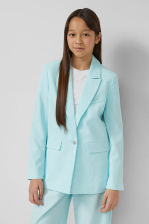 regular fit blazer blauw
