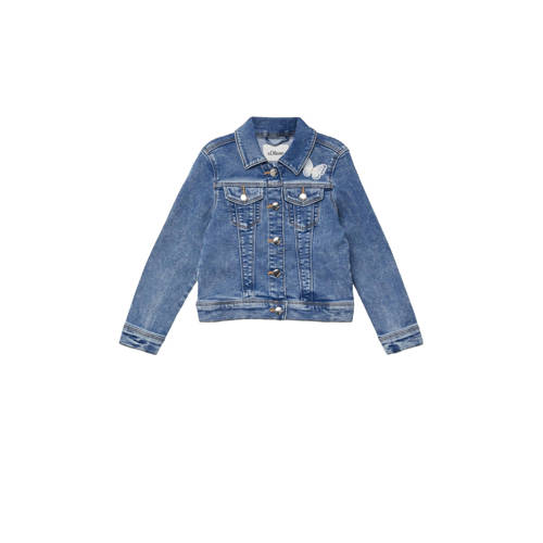 s.Oliver denim spijkerjas medium blue denim Blauw Effen - maat 110 afbeelding