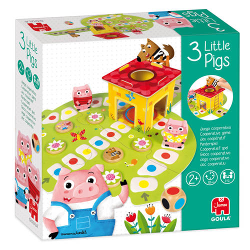Jumbo 3 Little Pigs Bordspel | Bordspel van Jumbo | Speelgoed > Spelletjes > Bordspellen afbeelding