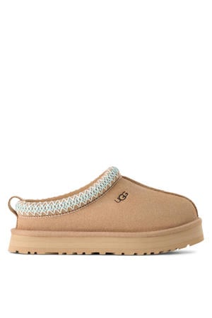 suède enkelboots beige