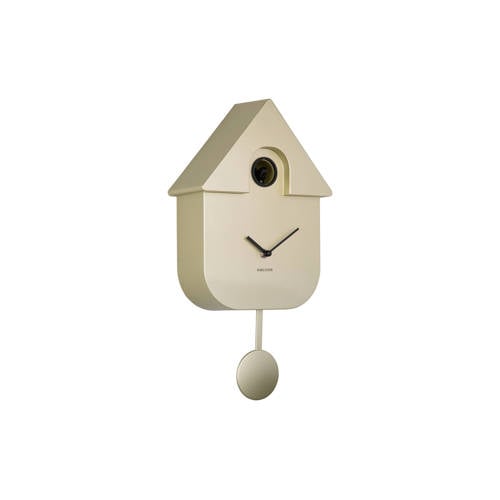 Karlsson wandklok Modern Cuckoo Metallic Goud | Wandklok van Karlsson afbeelding