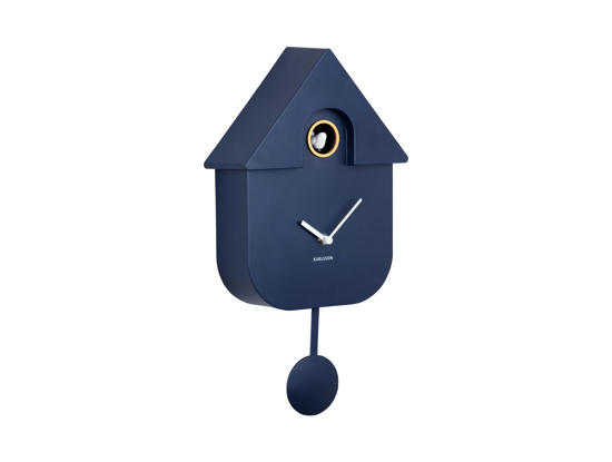 blauwe wandklokken