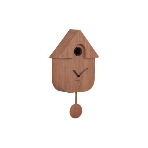 Karlsson wandklok Modern Cuckoo Bruin | Wandklok van Karlsson afbeelding