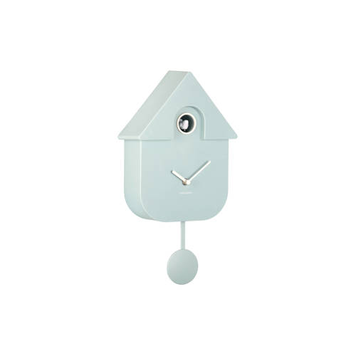 Karlsson wandklok Modern Cuckoo Blauw | Wandklok van Karlsson afbeelding