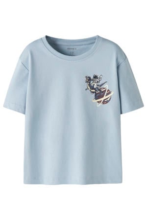 T-shirt lichtblauw