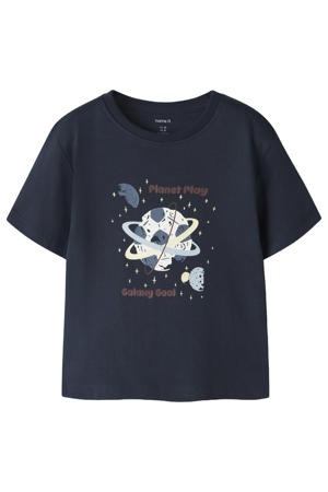 T-shirt donkerblauw