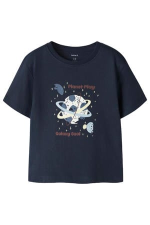 T-shirt donkerblauw