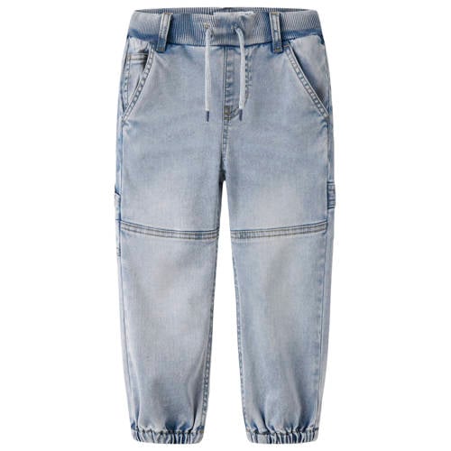 NAME IT MINI NMMBEN regular fit jeans light blue denim Blauw Jongens Lyocell - maat 92 afbeelding