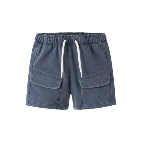 NAME IT MINI regular sweatshort blauw Korte broek Jongens Stretchkatoen - maat 92 afbeelding