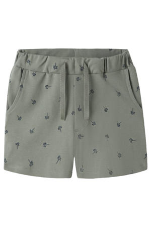 regular casual short grijsgroen