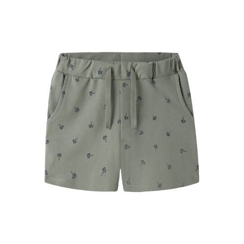 NAME IT MINI regular casual short grijsgroen Korte broek Jongens Stretchkatoen - maat 104 afbeelding