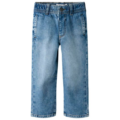 NAME IT MINI NMMBEN straight leg jeans medium blue denim Blauw Effen - maat 92 afbeelding