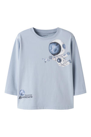 longsleeve lichtblauw