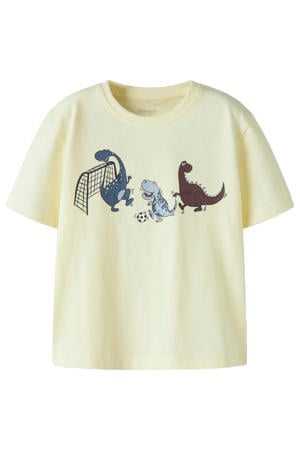 T-shirt lichtgeel