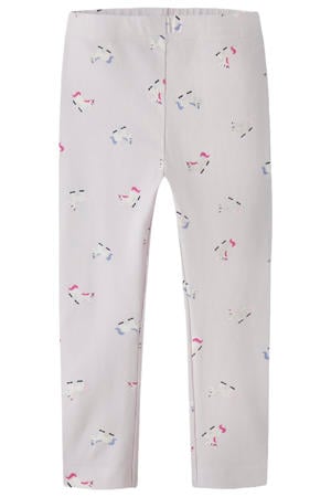 legging met all over print lila