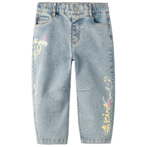 NAME IT MINI NMFROSE baggy jeans light blue denim Blauw Meisjes Stretchdenim - maat 122 afbeelding