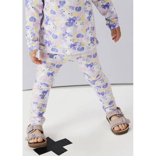 NAME IT MINI Hello Kitty slim legging roze Meisjes Stretchkatoen Personage - maat 92 afbeelding