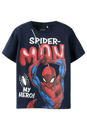 Spider-Man T-shirt donkerblauw