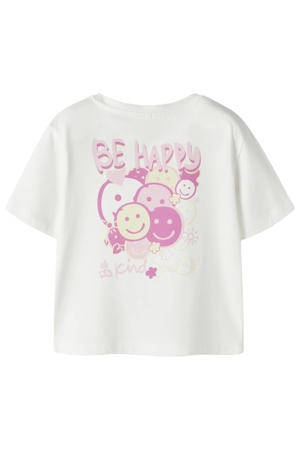 T-shirt met backprint wit