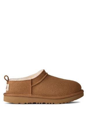 suède enkelboots cognac