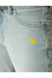 thumbnail: Shoeby high waist wide leg jeans light blue denim