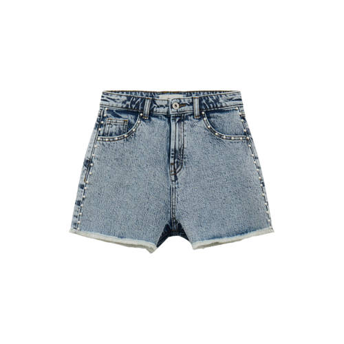 Shoeby denim regular high waist short blauw Korte broek Meisjes Katoen - maat 134/140 afbeelding