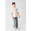 Shoeby T-shirt met backprint ecru