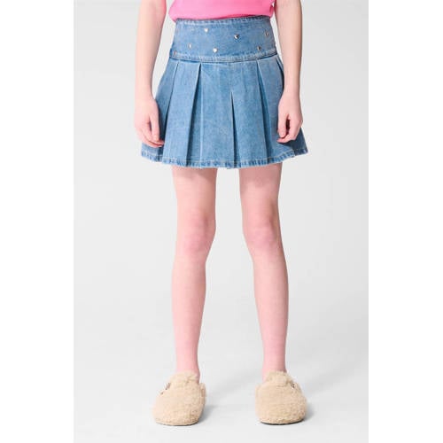 Shoeby spijkerrok medium blue denim Blauw Effen - maat 170/176 afbeelding
