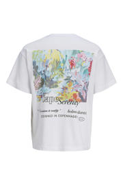 thumbnail: JACK & JONES JUNIOR T-shirt met backprint wit