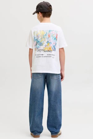 T-shirt met backprint wit
