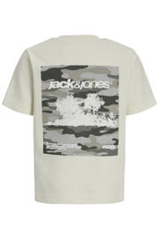thumbnail: JACK & JONES JUNIOR T-shirt met backprint beige