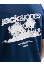 thumbnail: JACK & JONES JUNIOR T-shirt met backprint blauw