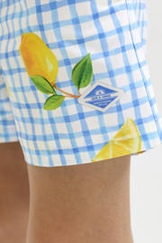 thumbnail: JACK & JONES JUNIOR zwemshort lichtblauw/geel/wit