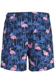 thumbnail: JACK & JONES JUNIOR zwemshort donkerblauw/roze