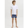 JACK & JONES JUNIOR zwemshort donkerblauw/roze