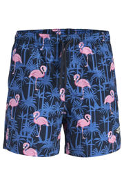 thumbnail: JACK & JONES JUNIOR zwemshort donkerblauw/roze